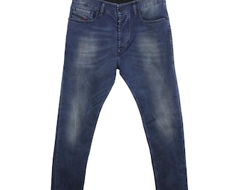 DIESEL Tepphar-s Slim-Carrot 0681H Jeans elasticizzati da uomo W29 L31 con effetto slavato