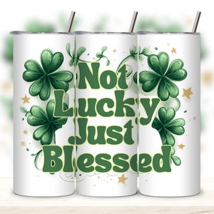 St Patricks Day Tumbler Wrap, 20oz Skinny Tumbler Sublimation Design St Patrick&#39;s PNG Digital Lucky Shamrock Instant Download PNG Gift Green