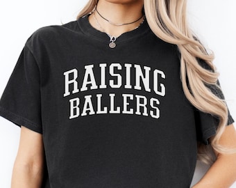 Raising Ballers T-Shirt, Baseball Shirt, Baseball Shirt for Mom, Baseball Gift, Mother's Day Gift, Raising Ballers Shirt, Ballers Shirt
