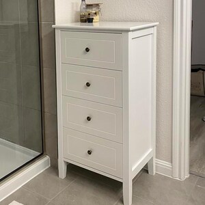 skinny white dresser GipGiper Narrow with Charging Station, Slim Dresser with 4 Fabric Drawers, Slim Chest of Drawers with Steel Frame for Small Spaces Bathroom, Bedroom, Living Room, Laundry (White) : Home Imported. Tall Skinny White Vintage Dresser