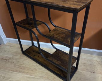 Industrial 5-Tier Narrow Entryway Table With Storage