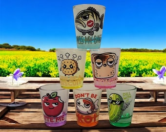 Conjunto de copos de shot: opção A ou B, conjunto de 6