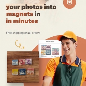 Osos juramentados, set de 6, imanes humorísticos con acabado brillante. Colores brillantes y vibrantes.