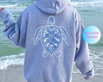 Sea Turtle Hoodie, Vsco Hoodie, Coconut Girl Sweatshirt, Beach Hoodie, Ocean Inspired Style, Ocean Animal, Beachy Hoodies, Beach Sweatshirt