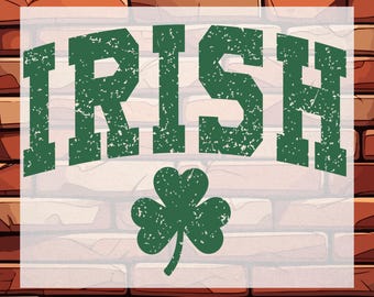 Irish DTF Heat Transfer: Retro St Patricks Day Ready to Press, Distressed