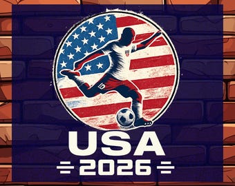 World Soccer 2026 DTF Ready To Press, Game Usa Transfer - Usa Canada Mexico Football