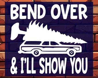 Funny Christmas DTF Ready To Press, Matching Couple Griswold, Bend Over, Christmas Gift