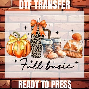 Retro Fall Basics Ready To Press, Fall Pumpkin Bow Dtf, Autumn Girl Dtf, Fall Coquette Dtf, Fall Gift Dtf, Fall Pumpkin Dtf, Autumn Gift Dtf