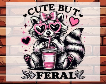 Raccoon DTF Transfer, Ready to Press Design, Funny Sarcastic Graphic
