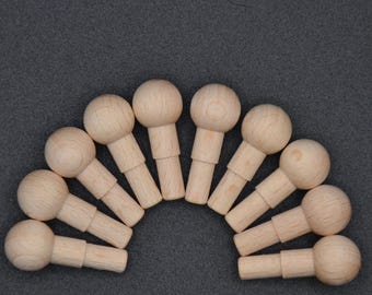 10 stuks. Vervangende pennen Pin reparatieset Houten spoorweg speelgoed Natuurlijke rails Schakelaars Connectoren Deuvels Brio Bino Eichhorn Heros