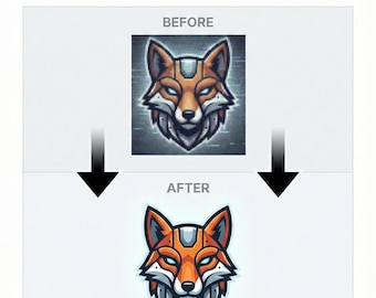 Custom vector service | Fix blurry AI logo | Convert MidJourney DALL-E to svg eps ai | manual vector trace for print | high-res redraw