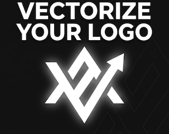 Custom Logo Vectorization | Manual Trace for Cricut, Laser Cut | SVG, AI, EPS (Digital Download)