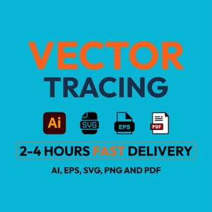 Convert Image to Vector | Logo Vectorize & Manual Vector Tracing Service | Clean SVG / AI / DXF in 24 hours