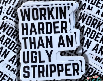 Funny Hard Hat Stickers (2 Pack): Oilfield Toolbox Stickers