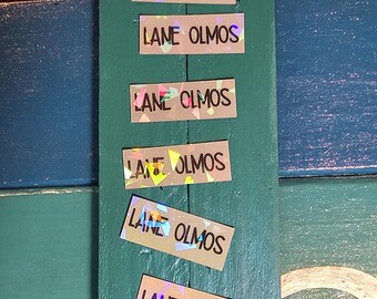 Holographic Water-Resistant Name Stickers: School & Daycare Name Tags