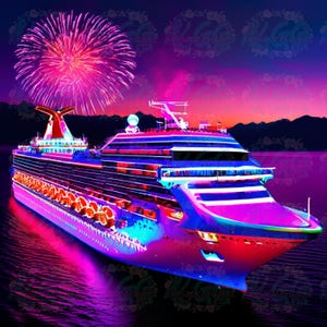Cruise Ship PNG Retro Cruise Door Clipart Digital Sublimation File Digital Download