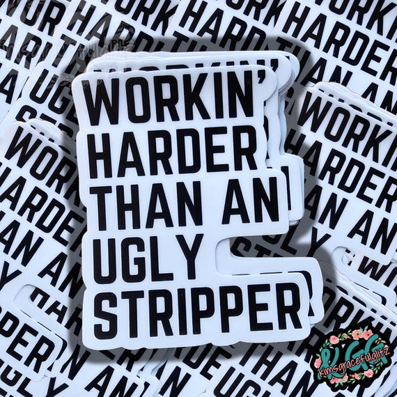 Funny Hard Hat Stickers (2 Pack): Oilfield Toolbox Stickers