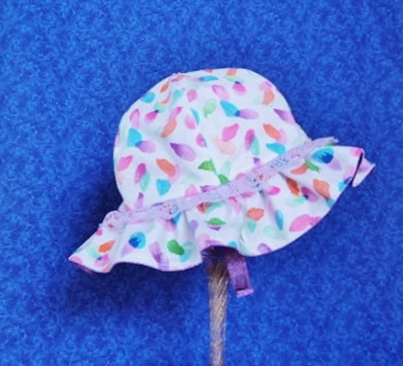 Colorful Baby Sun Hat Ruffled Lace Etsy