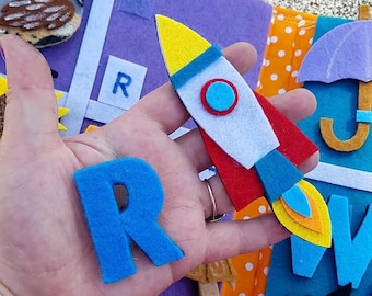 ABC Felt Quiet Book: Interactive Sensory Toy for Toddlers