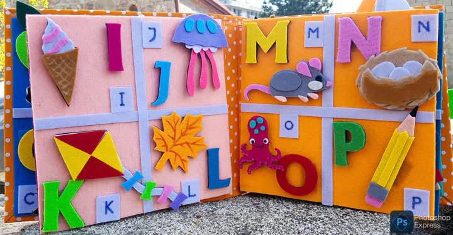 Personalized ABC Quiet Book, Montessori Felt Busy Book, Alphabet ...