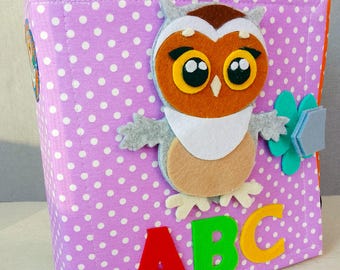 ABC Felt Book: Interactive Alphabet Learning Toy