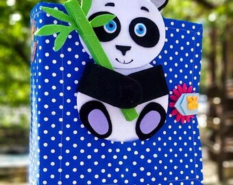 Felt Panda Quiet Book: Montessori Sensory Toy for Toddlers