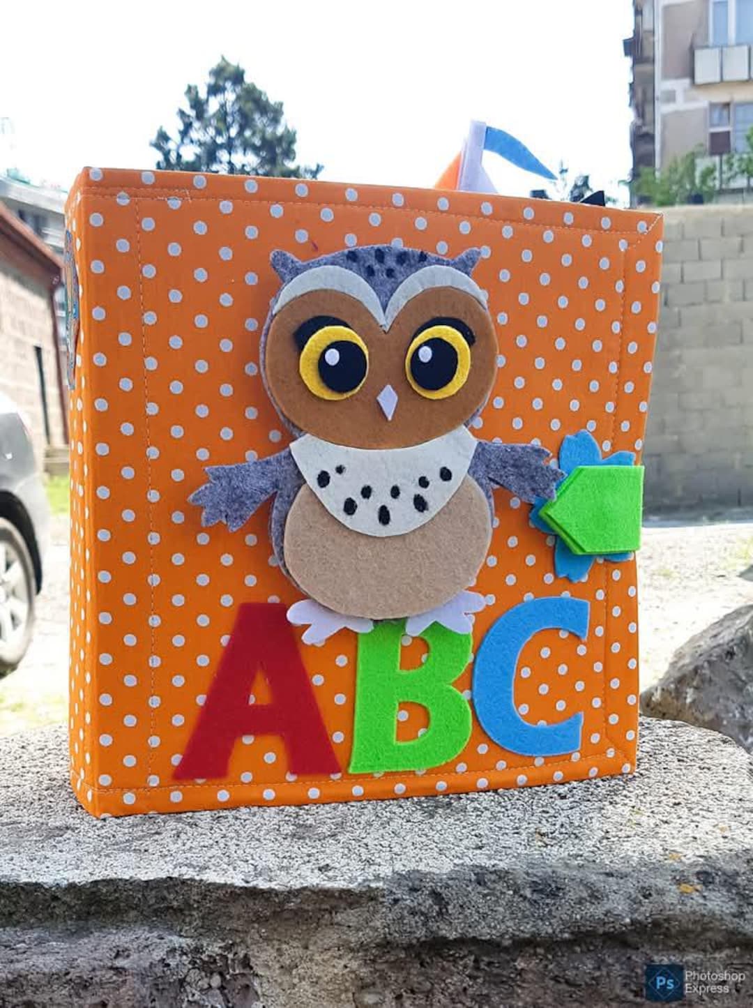 Personalized ABC Quiet Book, Montessori Felt Busy Book, Alphabet ...