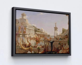 The Consummation Of Empire Wall Art, Thomas Cole Art, Ancient Roman Empire By Cole, Great Roman Empire Print, Ready To Hang, Canvas Wall Art