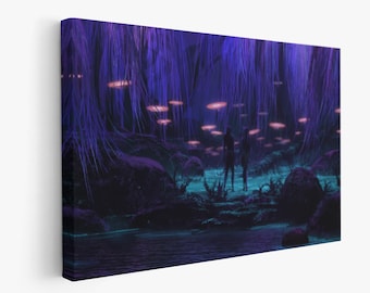 Avatar Tree of Souls Canvas, The Way of Water Movie Wall Art, Avatar Movie Poster, Canvas Wall Art, Ready to Hang,