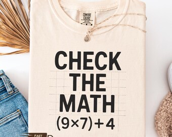 Funny Math Teacher 67 Shirt, Check the Math Meme Sweatshirt, Trendy Math Meme Graphic Tee, Teacher Humor Gift, Funny Classroom Crewneck