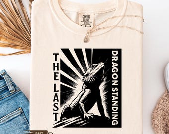 Funny Bearded Dragon Tee, Humorous Lizard Sweatshirt, Vintage Bearded Lizard Reptile Lovers Gift Tee, Funny Dragon Pet Tshirt Comfort Colors