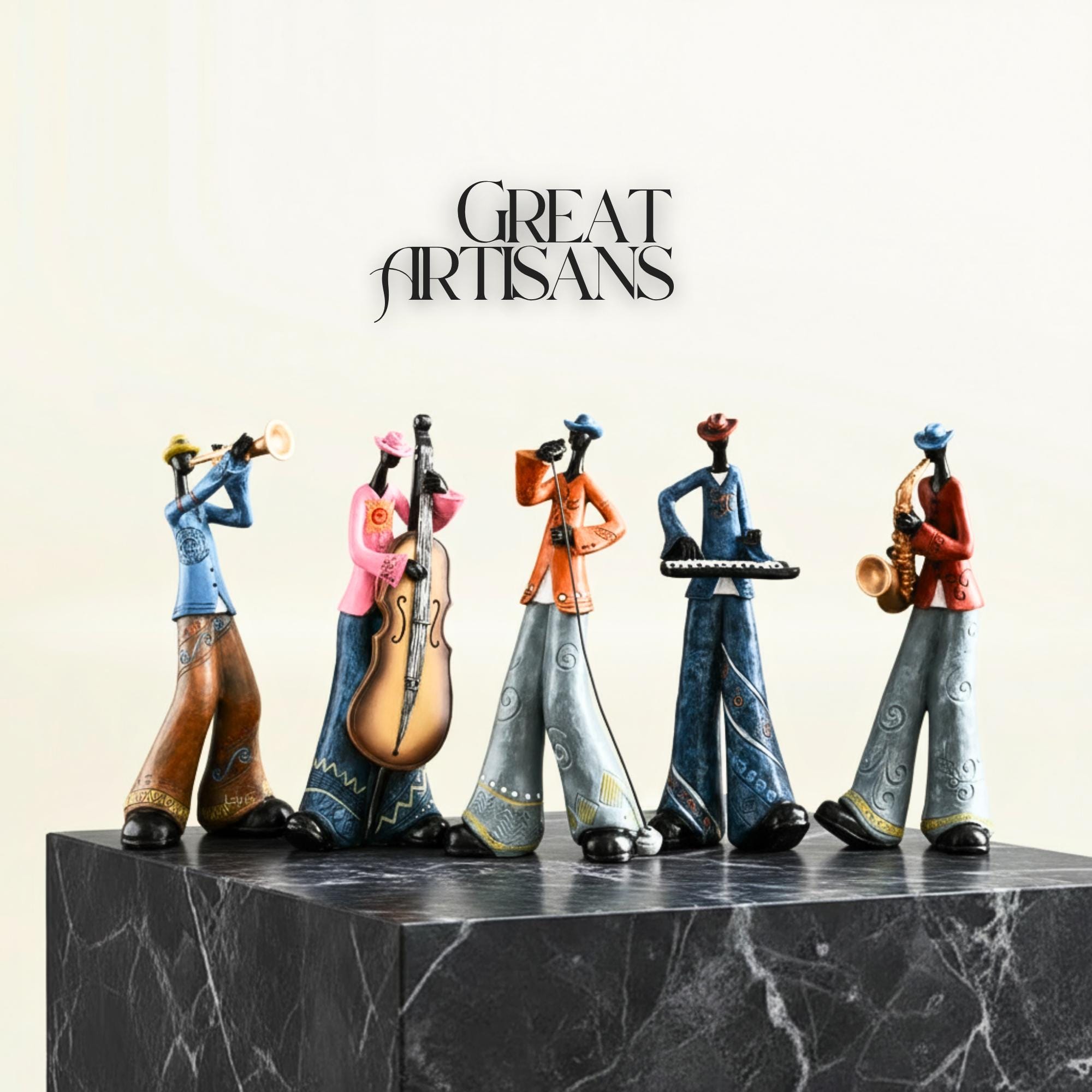Jazz man statue - Etsy 日本