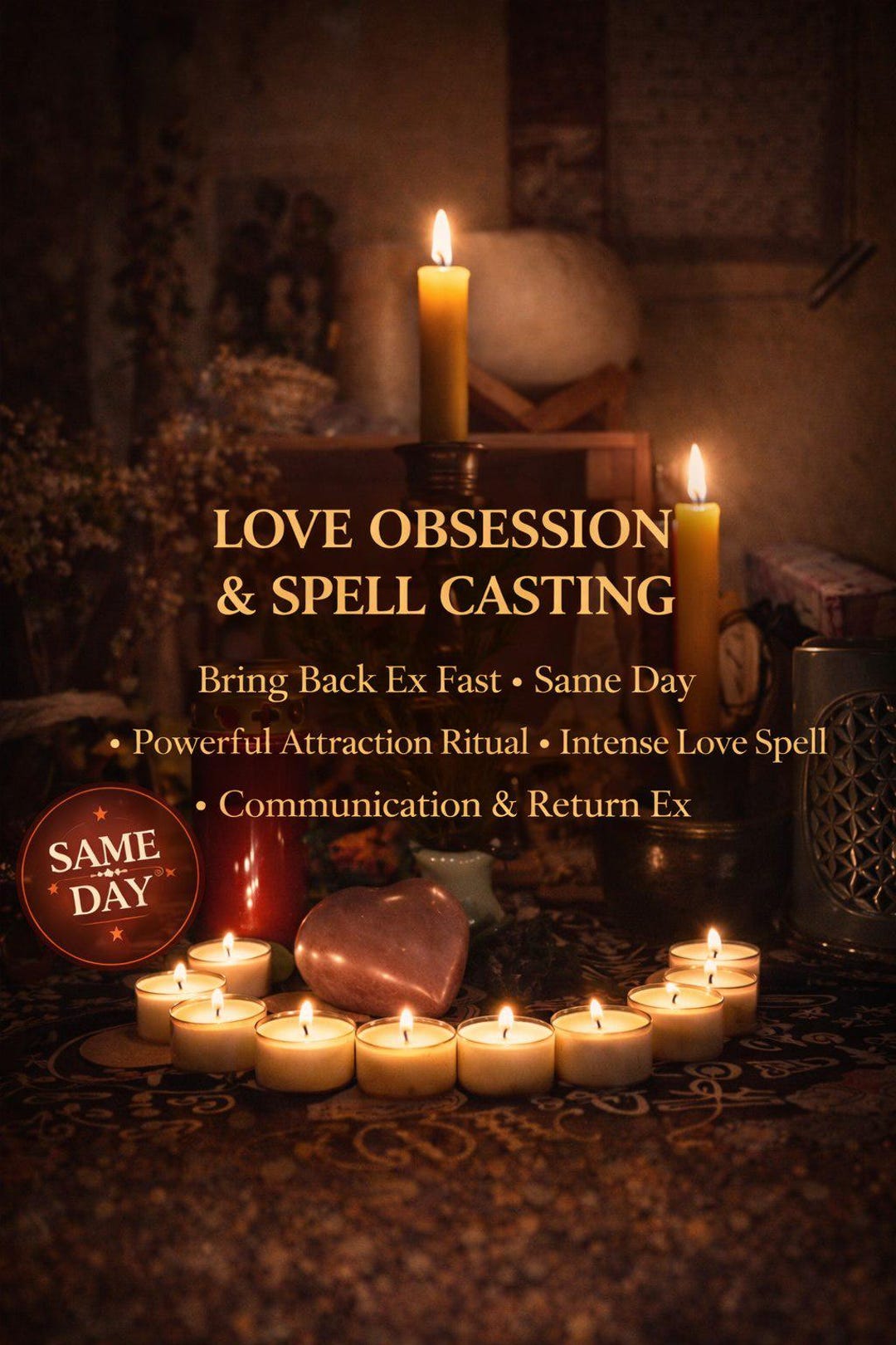 Love Obsession + Spell Casting + Bring Back Ex Fast + Same Day ...