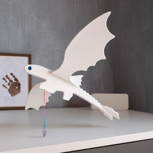 Wooden Flying Dragon – Handcrafted Balancing Toy for Kids and Adults | Unique Fantasy Gift & Hanging Decor for Home or Nursery