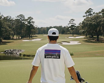 Comfort Colors 'Putts Goin In' Golf Shirt, Unisex Baumwoll-T-Shirt