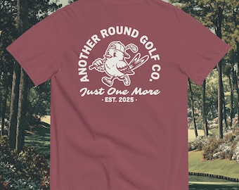 Nur noch ein Rundes Birdie Comfort Colors Golf T-Shirt