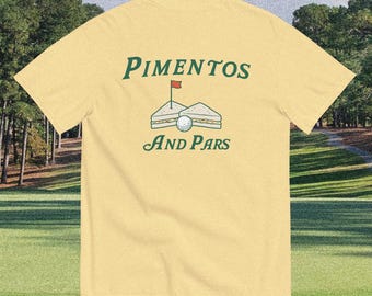 Pimentos und Pars Golf Shirt, Comfort Colors T-Shirt, Augusta inspiriert
