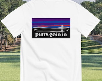 コンフォートカラーズ「Putts Goin In」ゴルフシャツ、ユニセックスコットンTシャツ