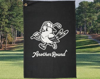Ein weiteres rundes Golf Handtuch