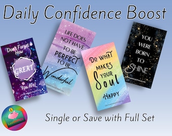 Positive Affirmation Magnets | Motivational Fridge Magnet | Self Care Gift | Encouragement Gift for Her | Mindset Décor
