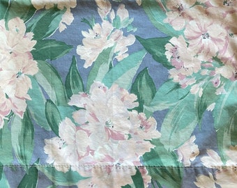 VTG Floral Pillowcase, Pink Blue & Green, JP Stevens, Made In The USA