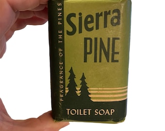 VTG Sierra Pine Bar Soap In Original Package - NOS