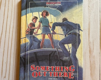 1985 Something Out There - Moonstone Romantic Mystery - Girls Chapter Book - HC
