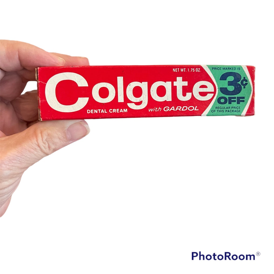 VTG 50s Colgate Toothpaste in Original Package Etsy