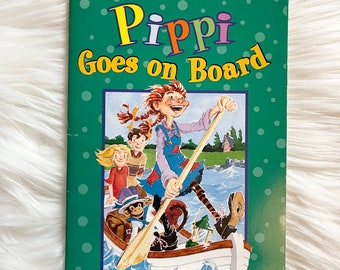 1997 Pippi Goes On Board by Astrid Lindgren - Kids Chapter Book - Softcover