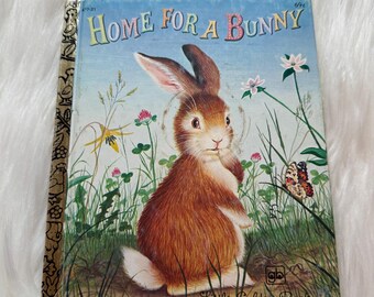 1980 Home For A Bunny - Little Golden Book - Margaret Wise Brown - Garth Williams - Hardcover