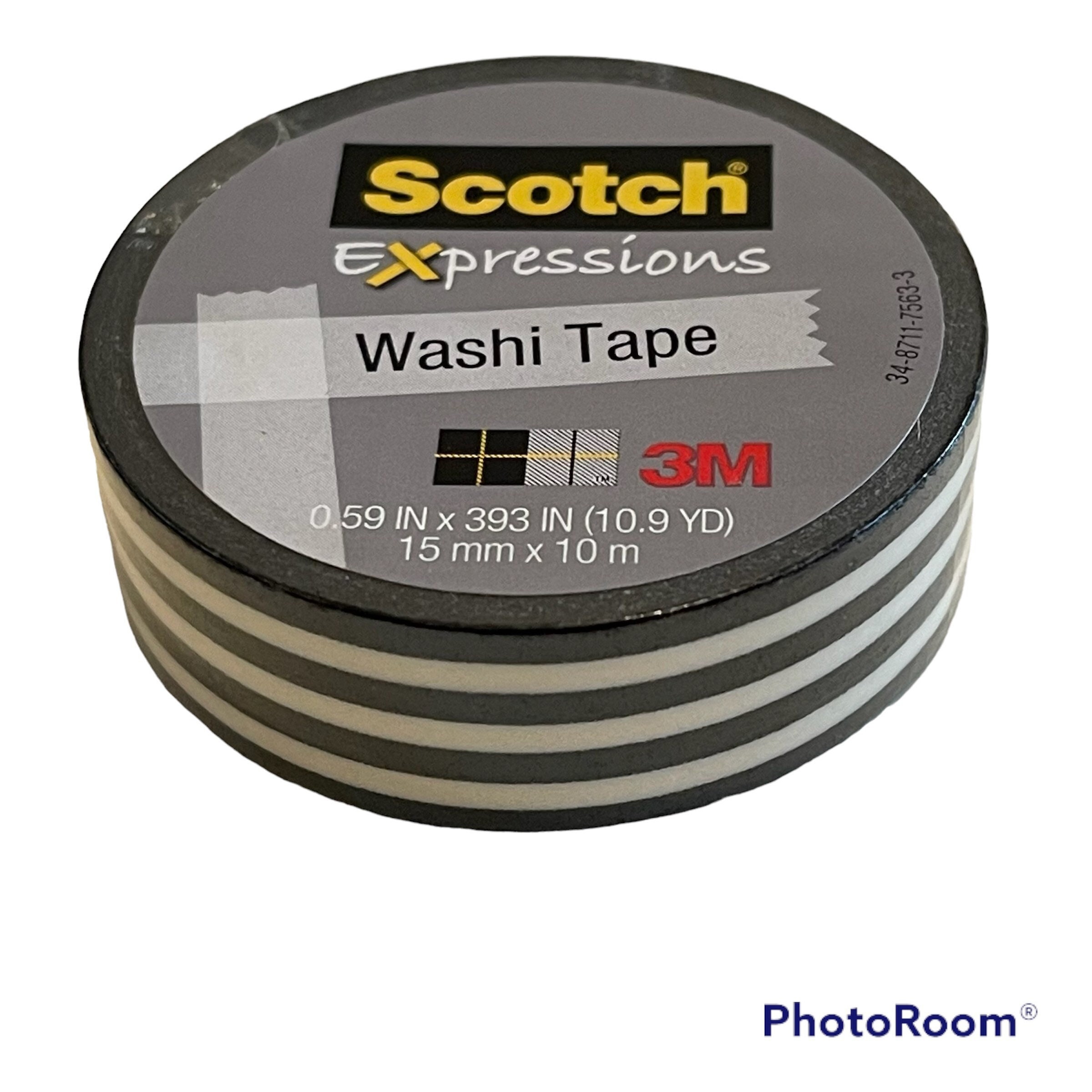 Scotch 0.59 Black Tribal Expressions Washi Tape, 393