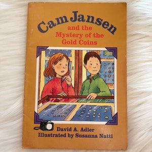 VTG Cam Jansen And The Mystery Of The Gold Coins by David Adler- Early Kids Chapter Book- Softcover