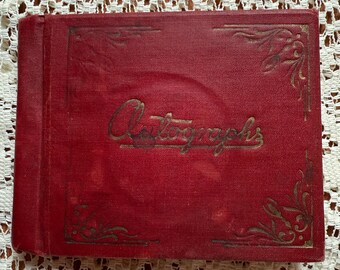 VTG 40’s Autograph Book
