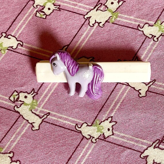 VTG My Little Pony Little Girls Barrette - G1 - P… - image 1